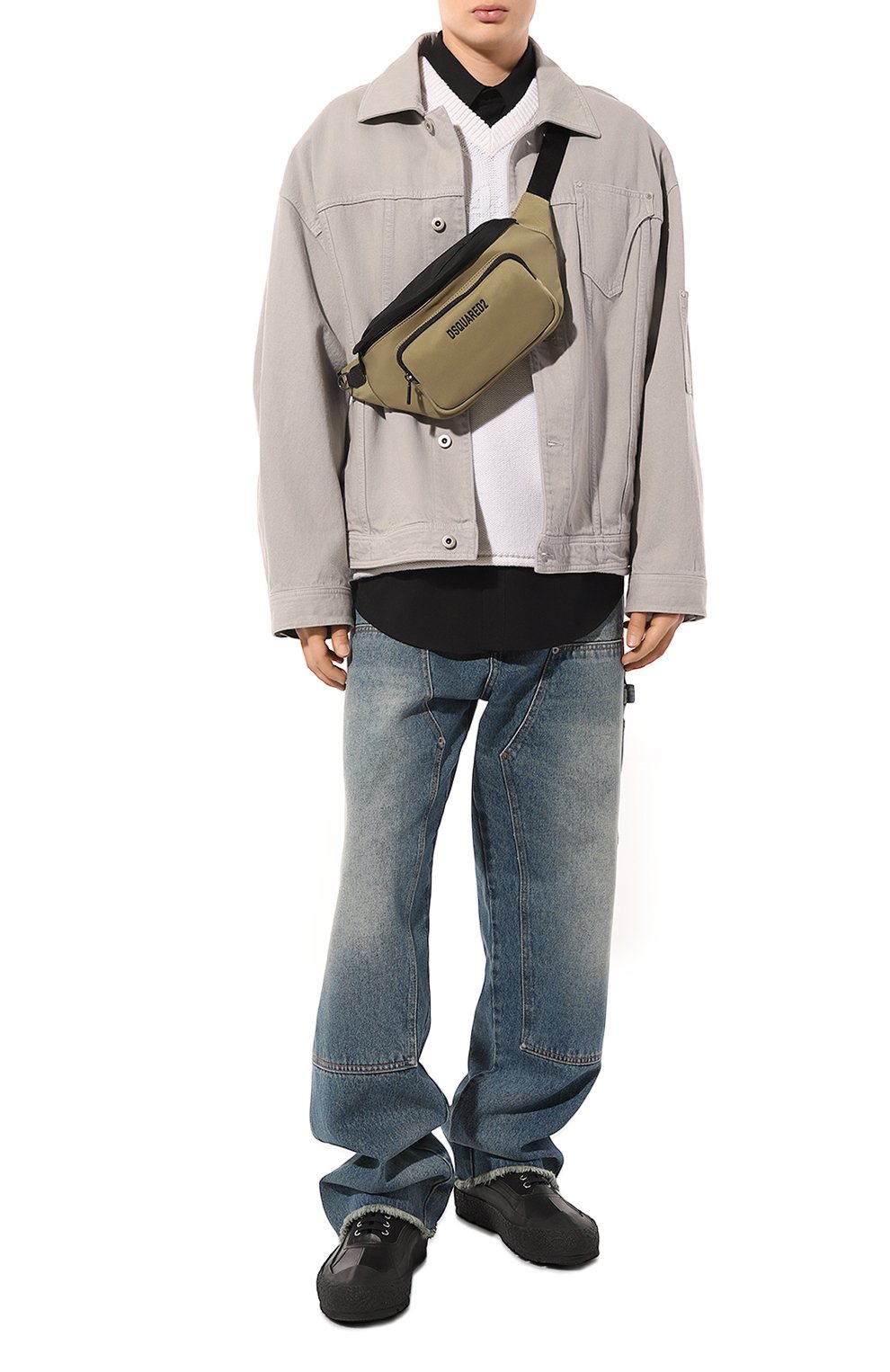 Текстильная поясная сумка DSQUARED2, арт. BBM0063/16806815, фото 7