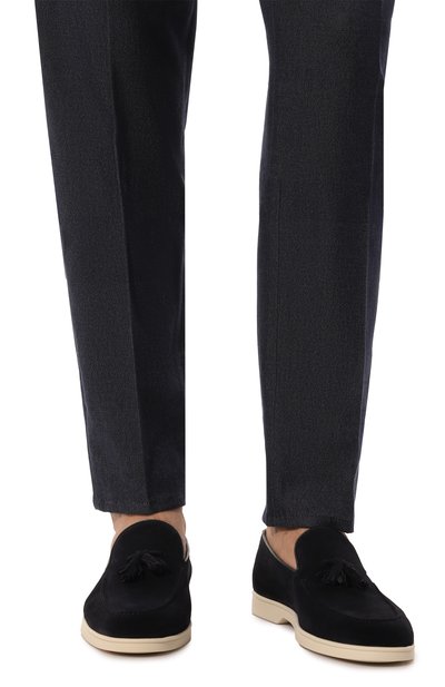 Замшевые лоферы DOUCAL'S, арт. DU3415NWMAUY009G, фото 3