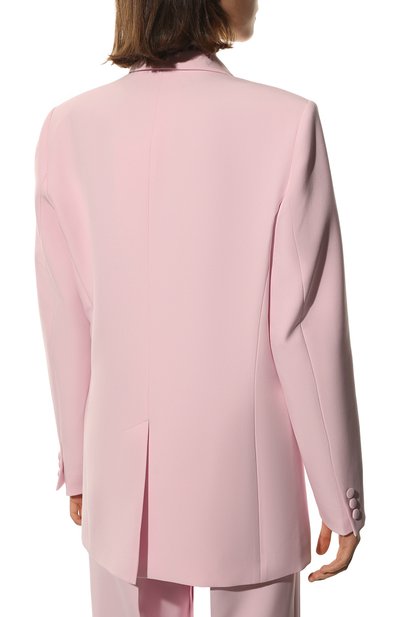 Жакет из вискозы SEVEN LAB розового цвета по цене 25200 руб., арт. J baby pink, фото 4 Жакет из вискозы SEVEN LAB, арт. J baby pink, фото 4