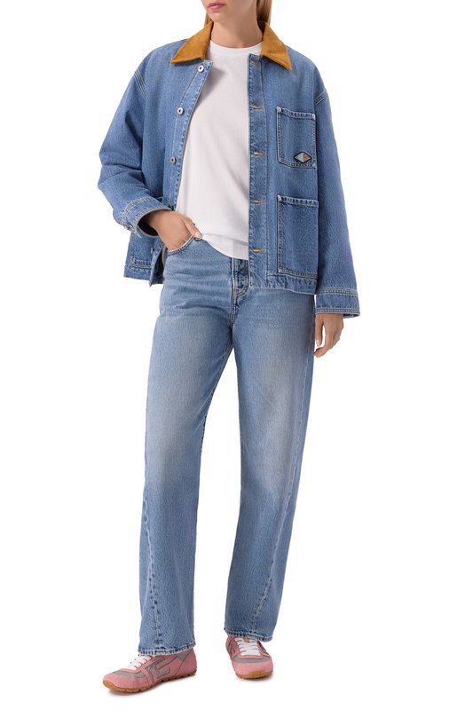 Комбинированные кроссовки Racer 45 Balmain GN1VI762/TYHC Розовый  GN1VI762/TYHC Фото 3