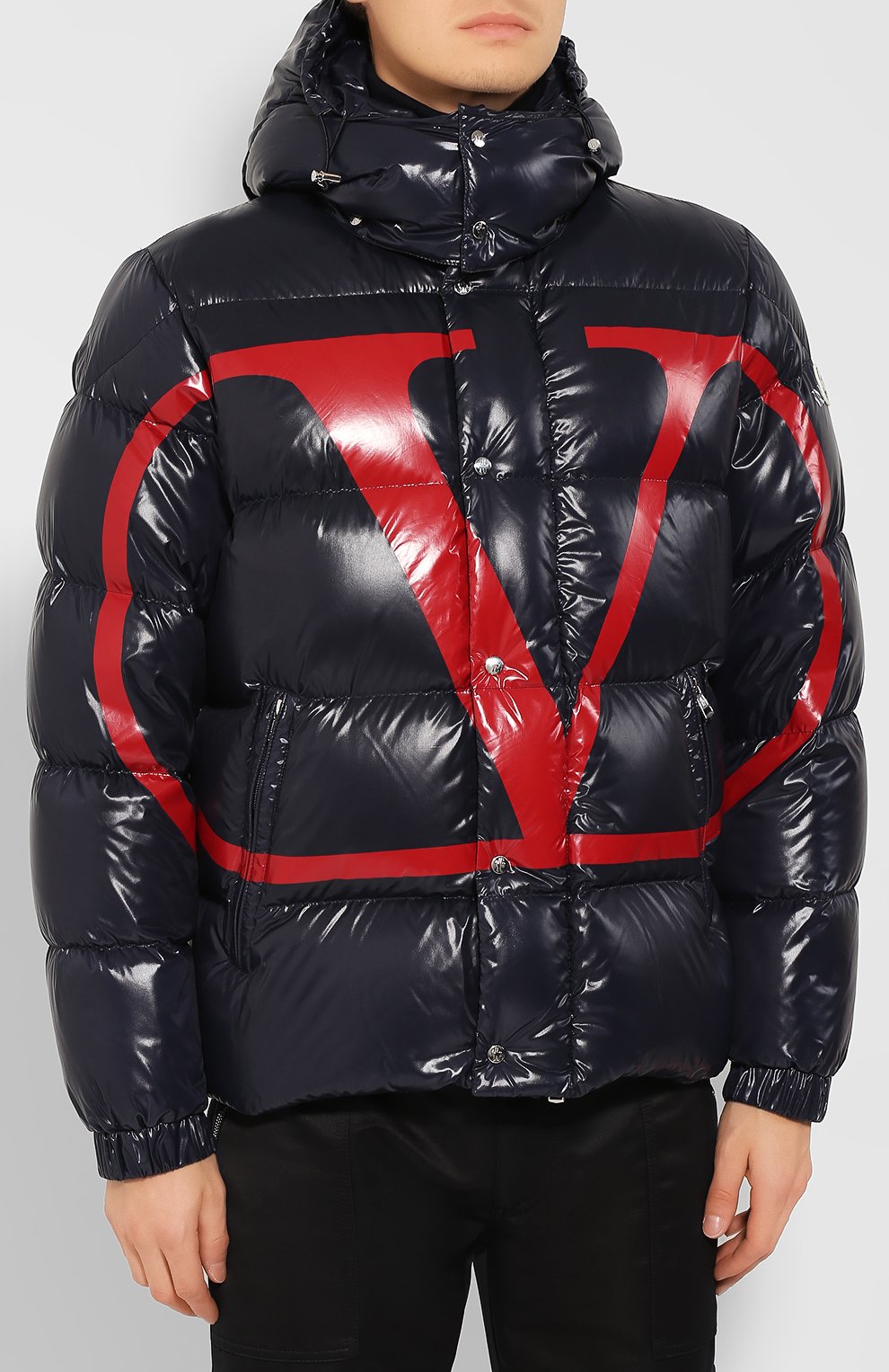 Пуховик valentino x moncler vlogo VALENTINO, арт. SV3CN00A5AG, фото 3