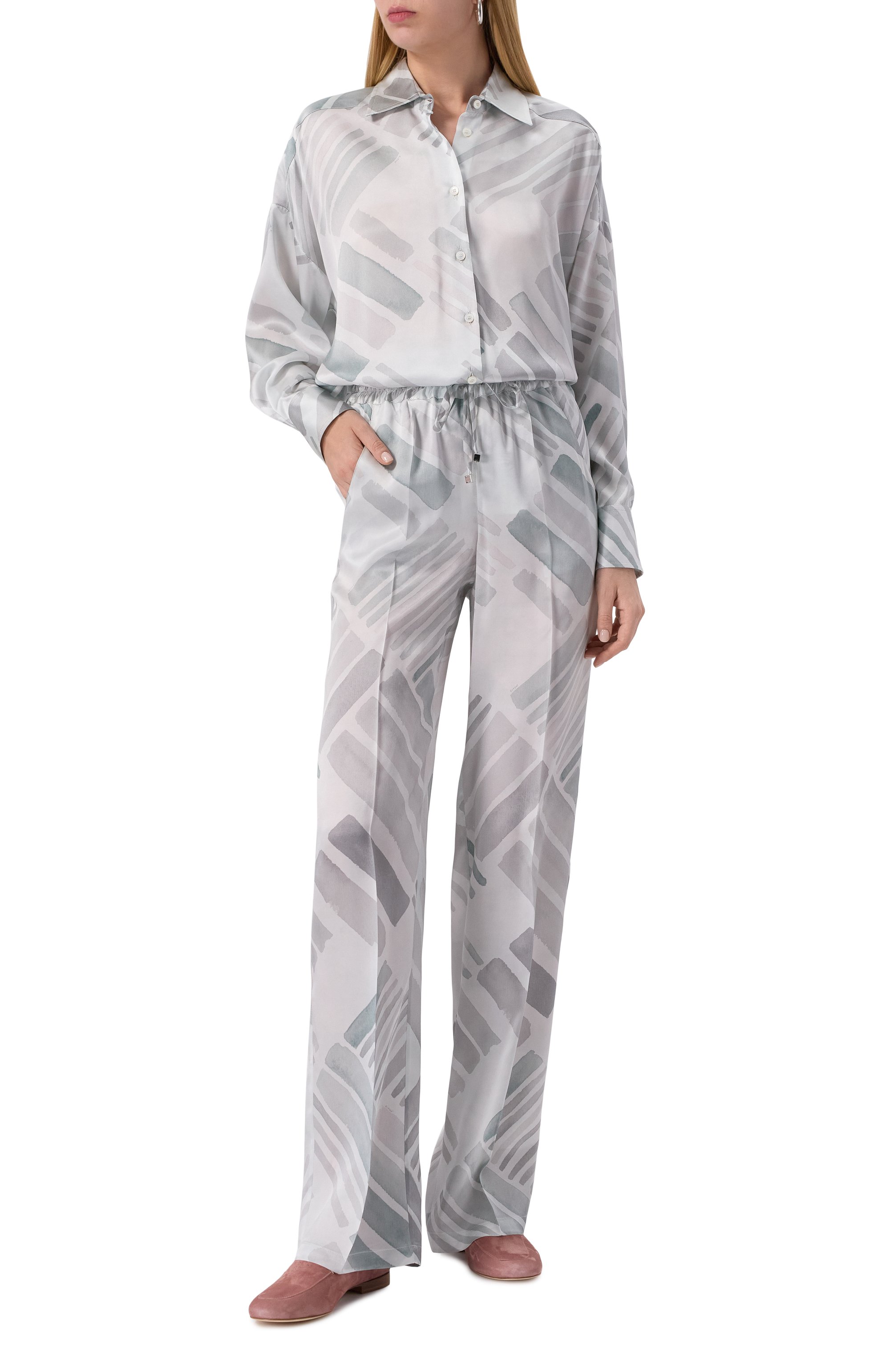 Замшевые лоферы KITON, арт. D57803N01008, фото 2