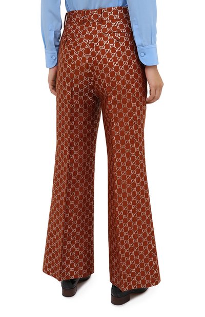 Брюки из шерсти и шелка GUCCI, арт. 627877/ZAD7L, фото 4