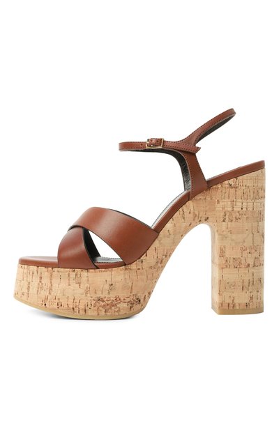 Кожаные босоножки bianca SAINT LAURENT, арт. 818934/DWE00, фото 4