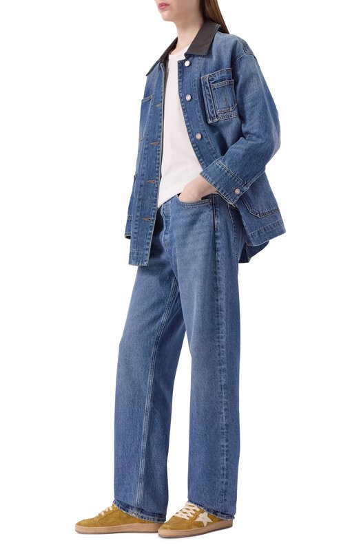 Замшевые кеды Ball Star Golden Goose Deluxe Brand GWF00117.F007473 Бежевый  GWF00117.F007473 Фото 3