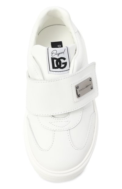 Кожаные кеды portofino DOLCE & GABBANA, арт. DN0228/A1048, фото 4