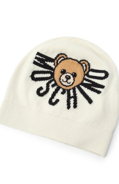 Шапка из хлопка и шерсти MOSCHINO, арт. HUX020/LHE43, фото 3
