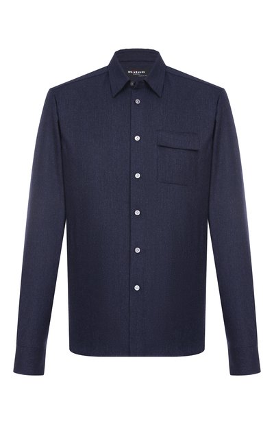 Мужская шерстяная рубашка KITON, арт. UMCBUBAK0167G01