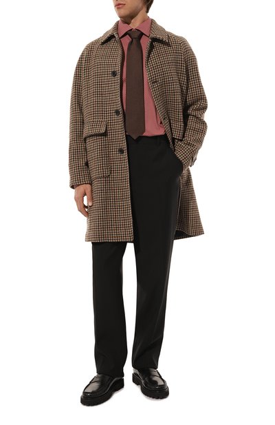 Хлопковая сорочка BOSS бордового цвета по цене 9860 руб., арт. 50490008, фото 2 Хлопковая сорочка BOSS, арт. 50490008, фото 2