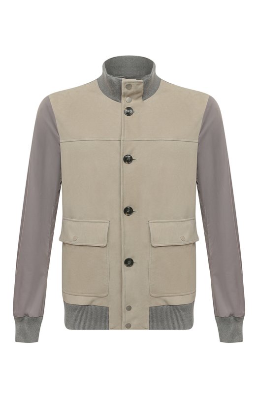 

Комбинированный бомбер Kiton, Серый