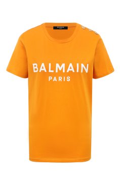 Хлопковая футболка BALMAIN, арт. AF1EF005/BB02, фото 1