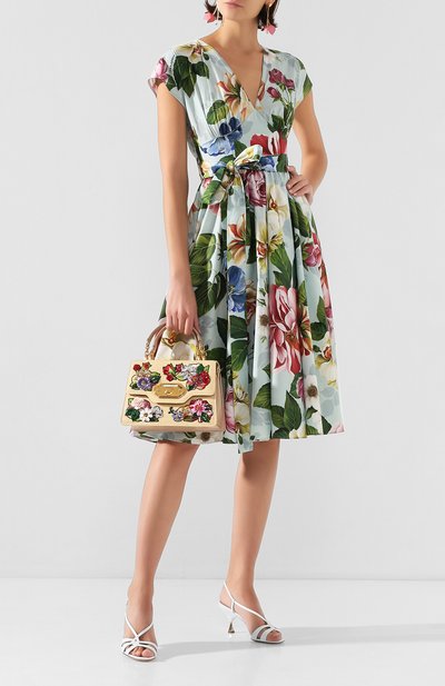 Хлопковое платье DOLCE & GABBANA, арт. F6H3WT/HS5GB, фото 2