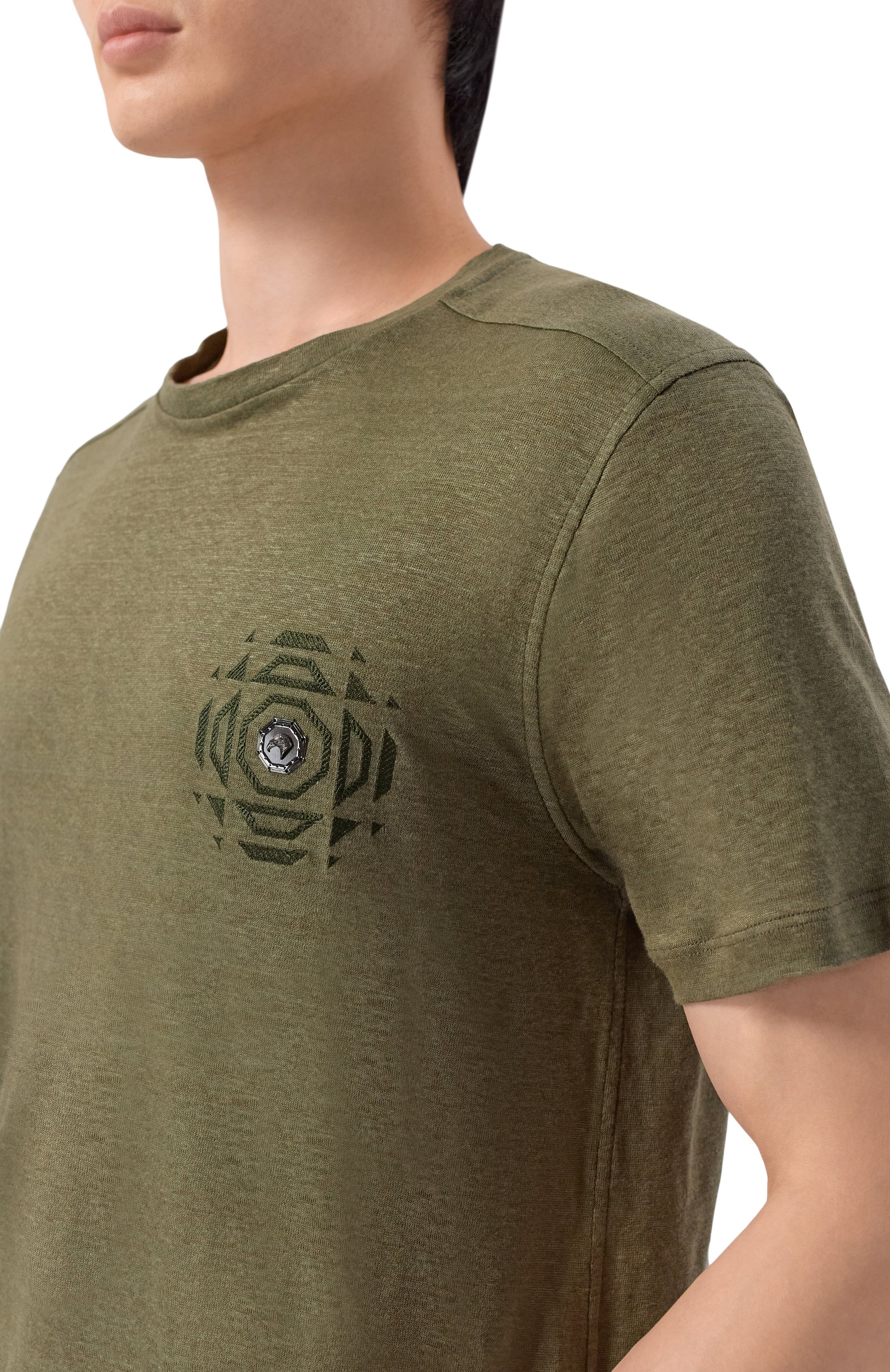 Льняная футболка STEFANO RICCI, арт. MNH5104070/LN, фото 5