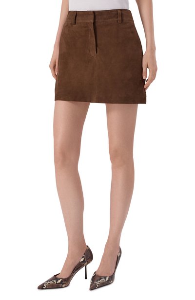 Замшевая юбка GIUSEPPE DI MORABITO, арт. 05FWSK129P 05366, фото 3