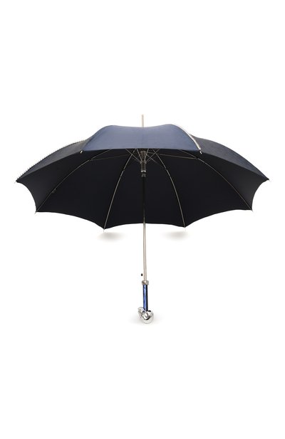 Зонт-трость PASOTTI OMBRELLI темно-синего цвета по цене 38800 руб., арт. 416N/PLAT.BLU+TESCHI/W33, фото 3 Зонт-трость PASOTTI OMBRELLI, арт. 416N/PLAT.BLU+TESCHI/W33, фото 3