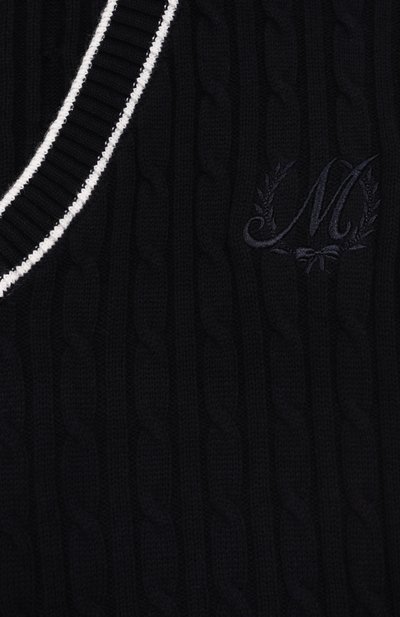 Жилет из шерсти и хлопка MONNALISA, арт. 18F201, фото 3