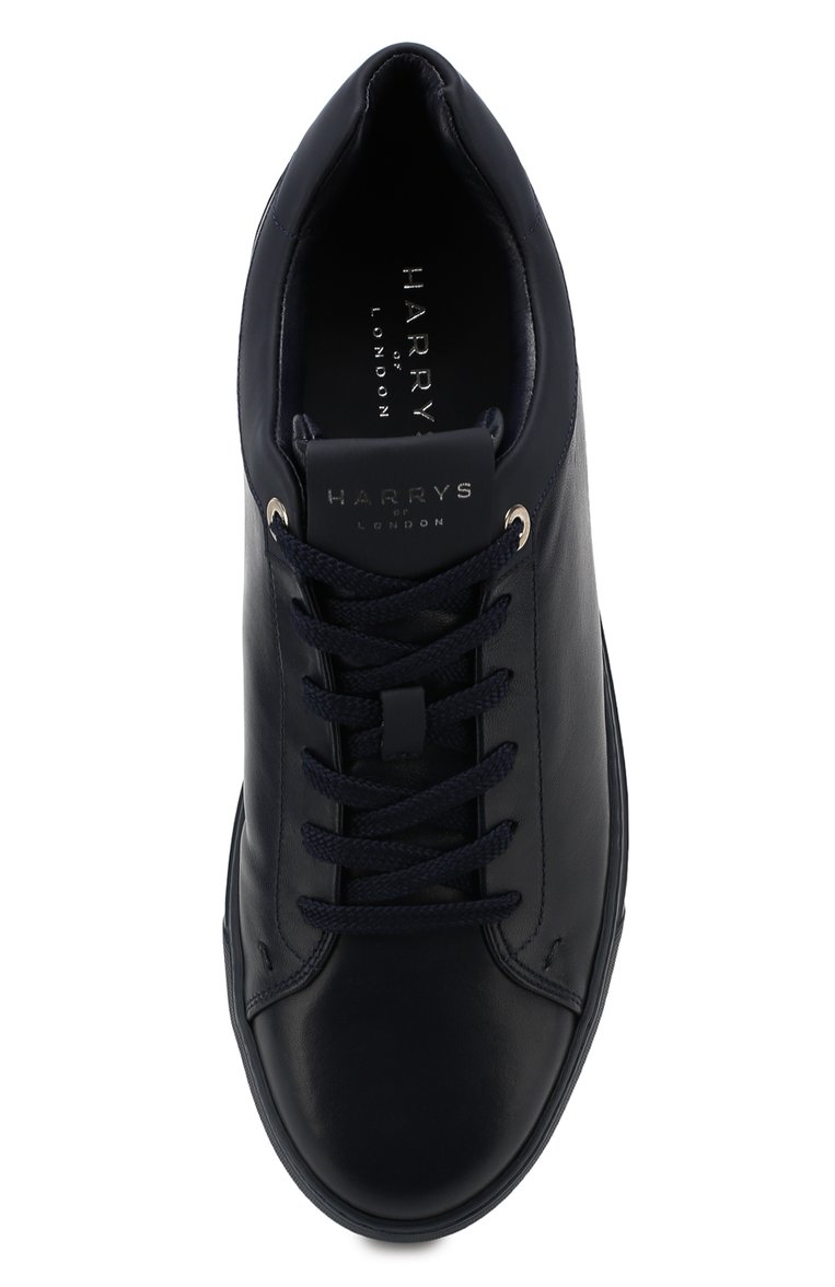 Мужские кожаные кеды HARRYS OF LONDON синего цвета, арт. T0M NAPPA LEATHER/TECH | Фото 5 (Статус проверки: Проверено, Проверена категория; Материал внутренний: Натуральная кожа; Подошва: Массивная; Материал утеплителя: Без утеплителя; Стили: Классический; Материал сплава: Проставлено, Проверено; Драгоценные камни: Проставлено; Материал внешний: Натуральная кожа; Кросс-КТ: Н�изкие)