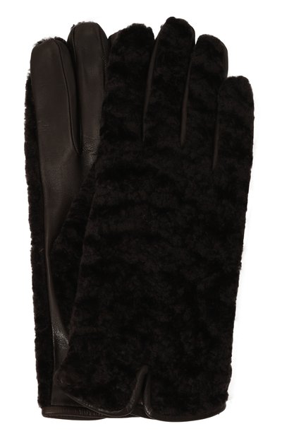 Женские перчатки из овчины MANZONI24, арт. 24MGUANTI-S23L8X