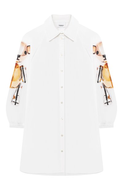Хлопковое платье-рубашка BURBERRY, арт. 8044870, фото 1