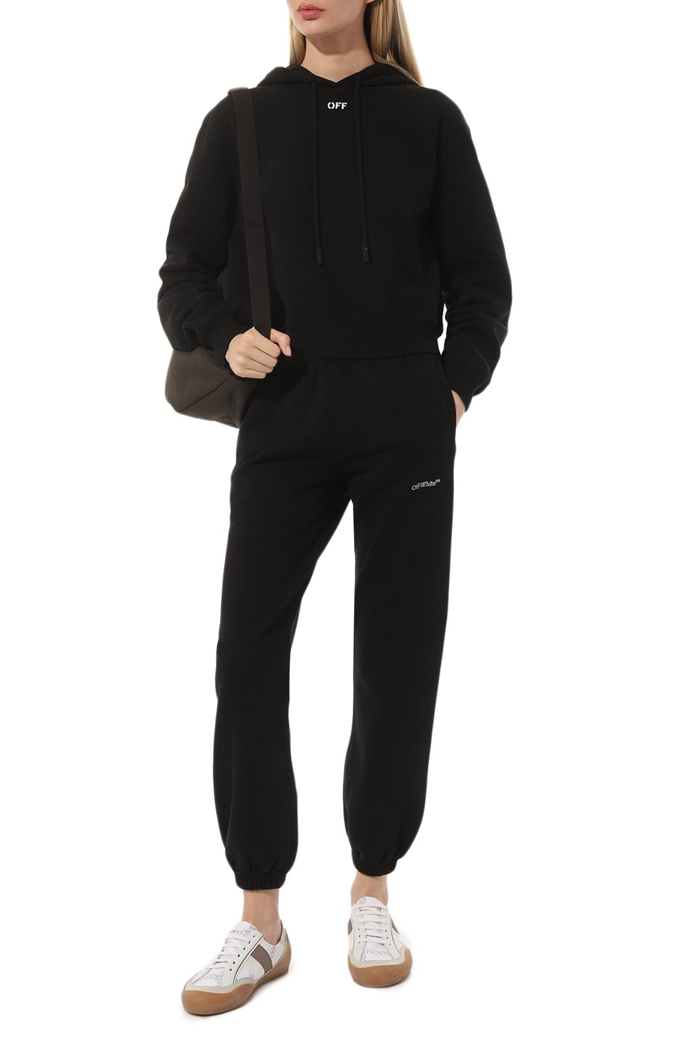 Хлопковое худи OFF-WHITE, арт. OWBB016C99JER0011001, фото 2