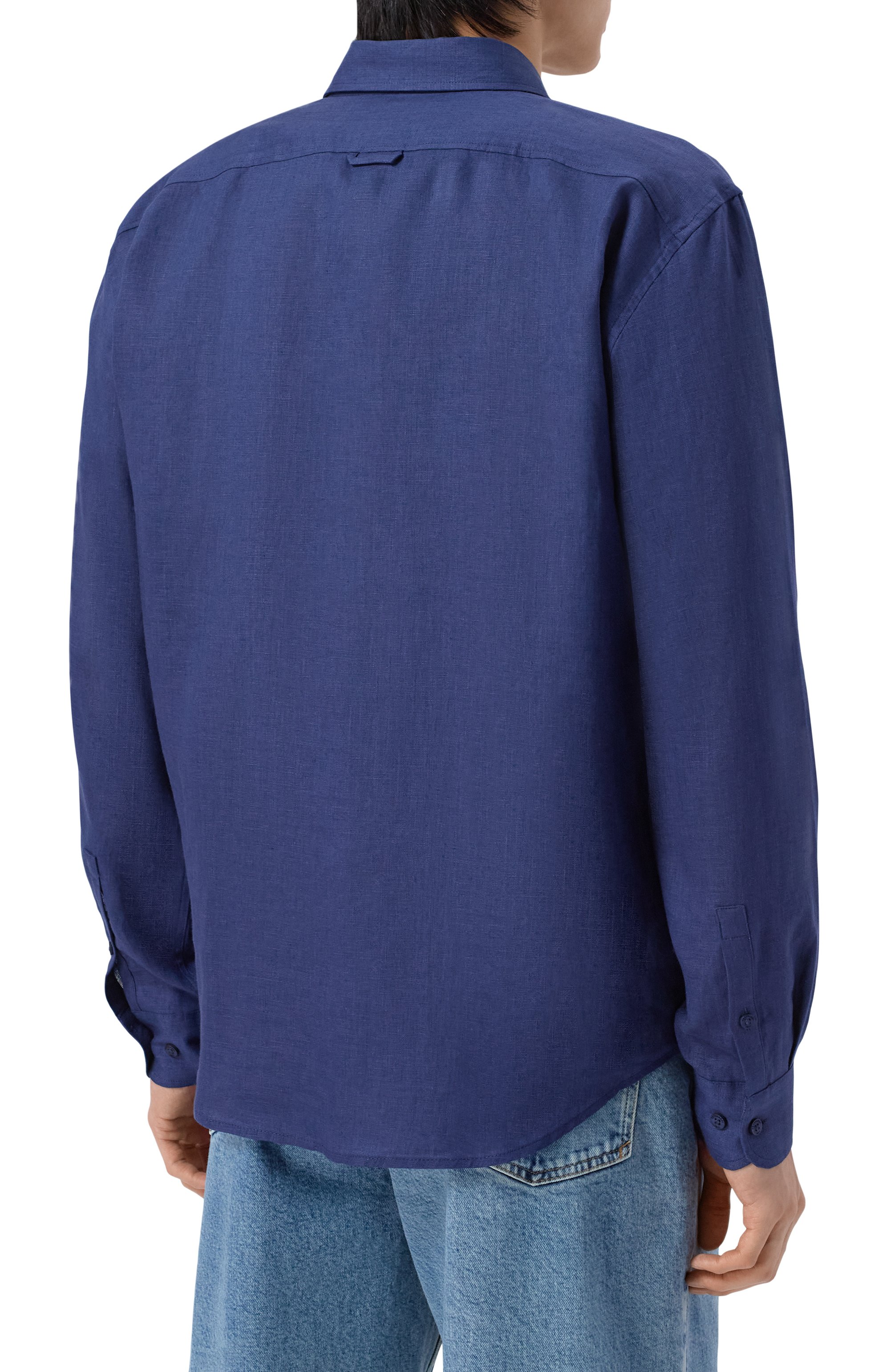 Льняная рубашка TRUSSARDI, арт. 5025N000032N, фото 4