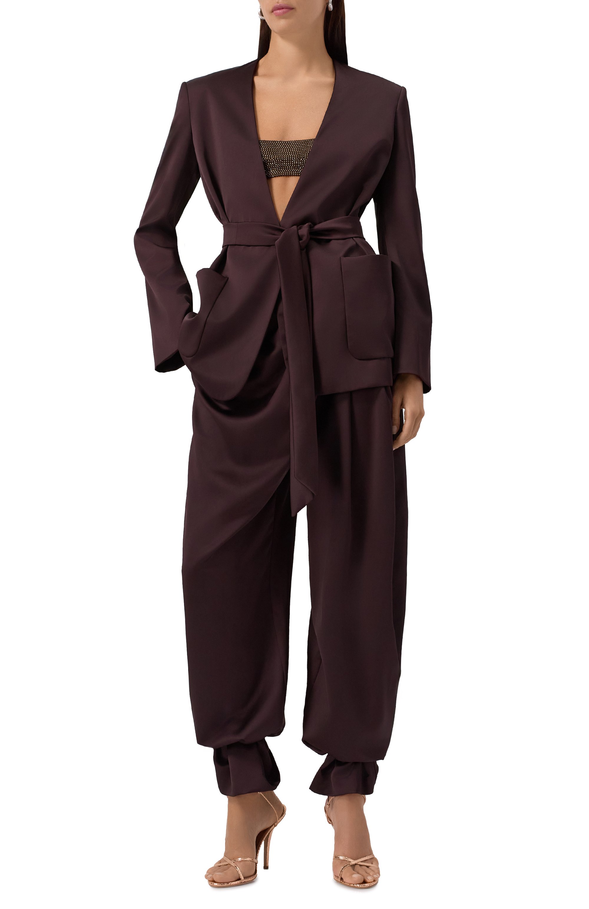 Топ с отделкой стразами THE ANDAMANE, арт. TM170709A/TJP072, фото 2