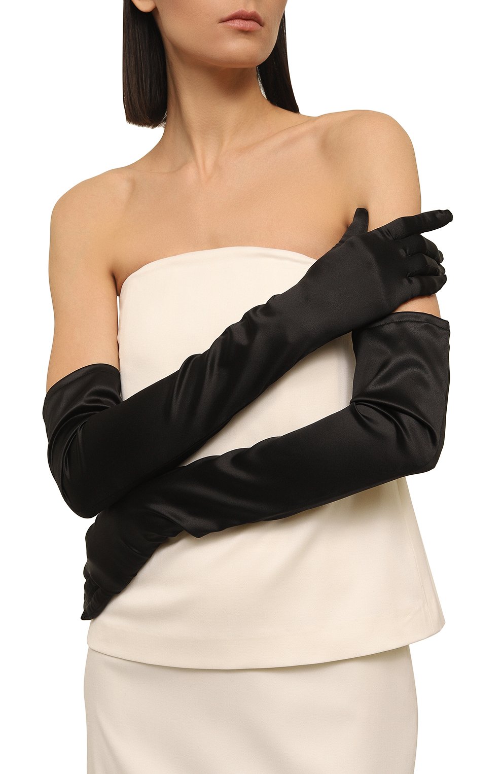 Шелковые перчатки DOLCE & GABBANA, арт. FG108A/FURAG, фото 2