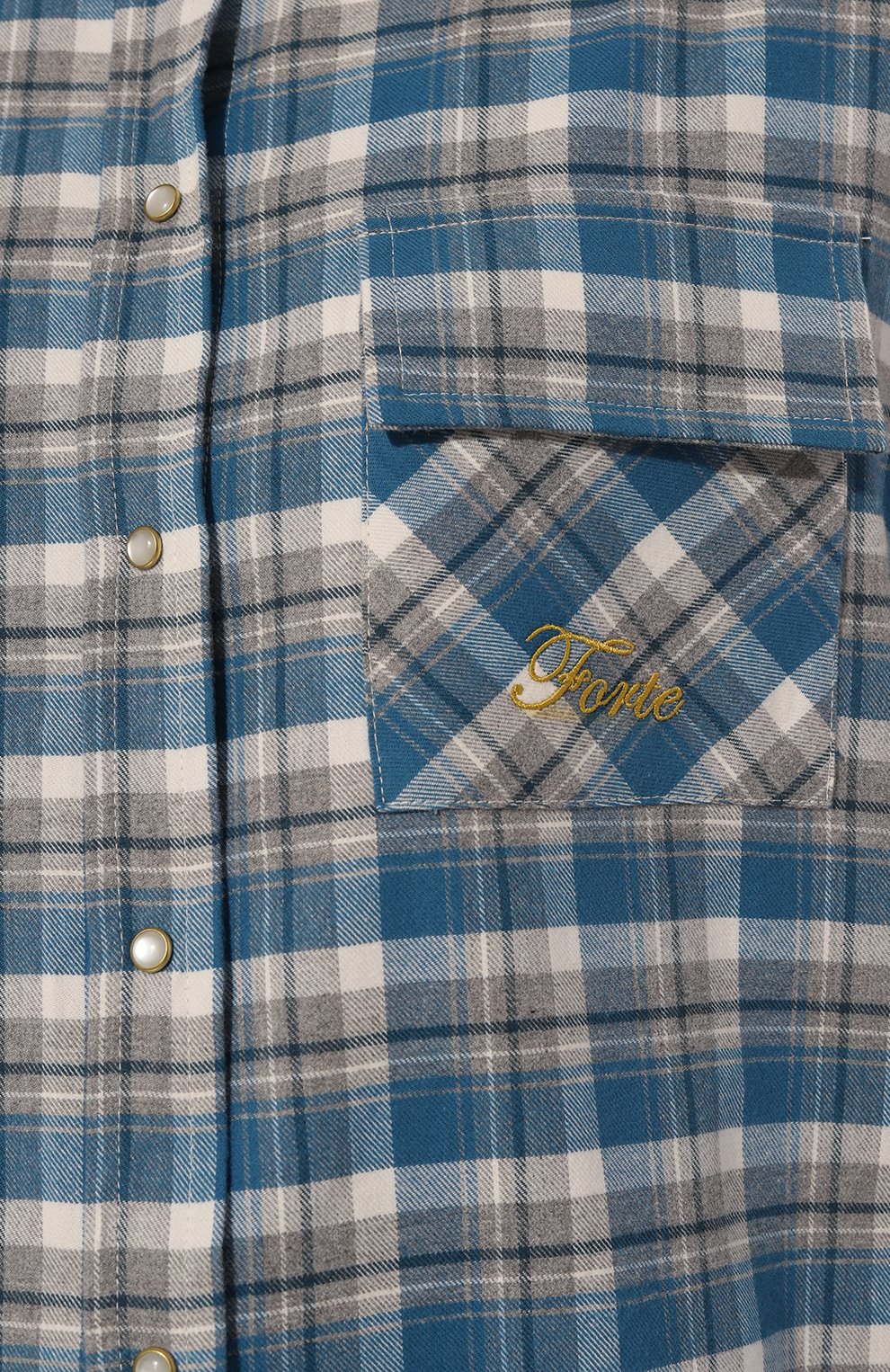 Хлопковая рубашка FORTE DEI MARMI COUTURE, арт. 24WF3103, фото 5