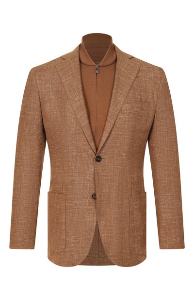 Мужской пиджак из шерсти и шелка CORNELIANI, арт. 27X574/2716516