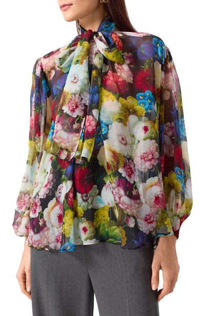 Шелковая блузка DOLCE & GABBANA, арт. F5R62T/IS1SR, фото 3