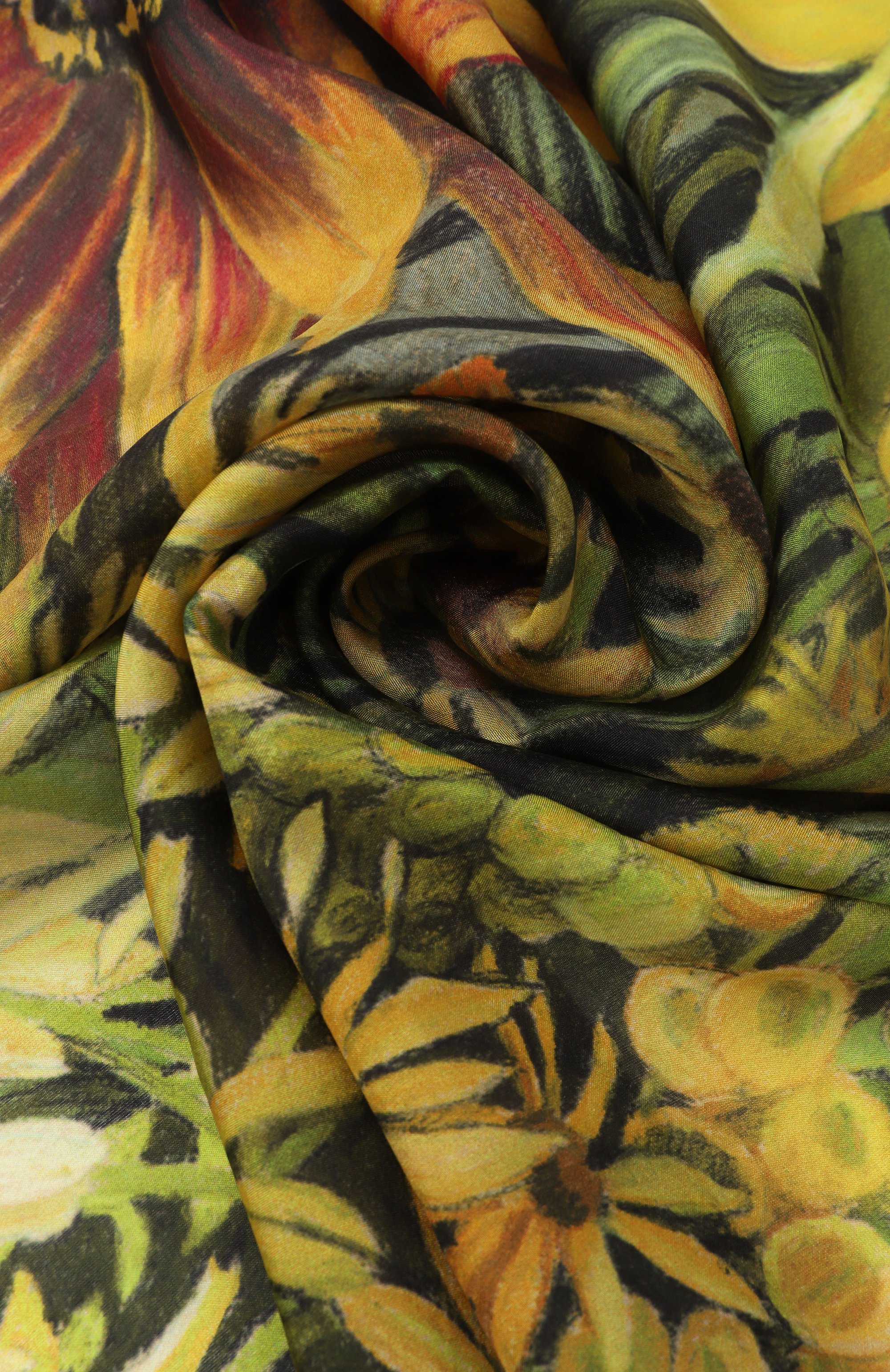 Шелковый платок полевые цветы GOURJI, арт. 91149937/81172, фото 3