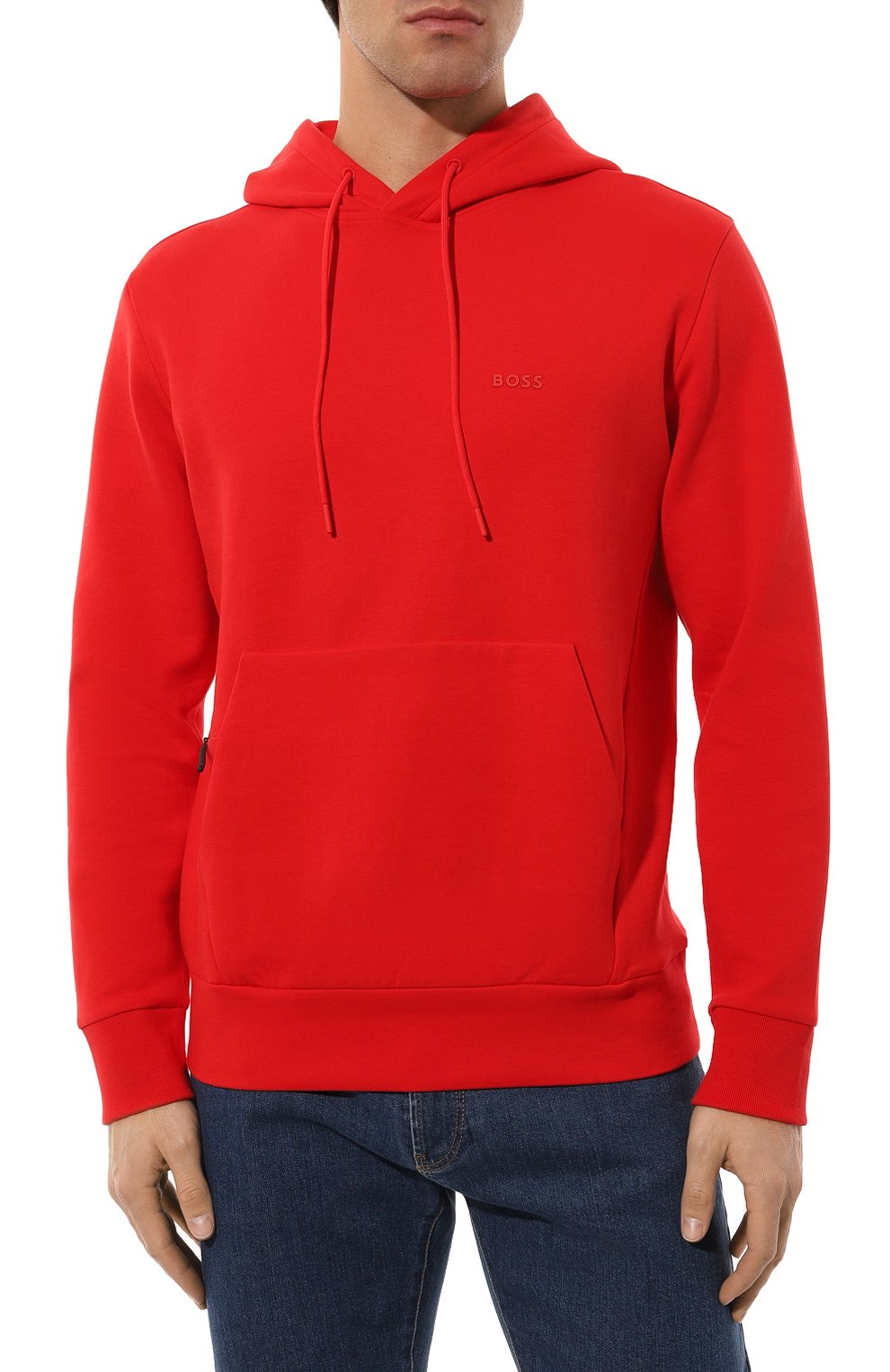 Хлопковое худи BOSS GREEN, арт. 50506130, фото 3