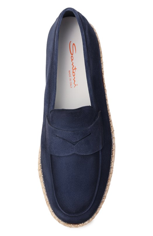 Замшевые эспадрильи Carlos Santoni MBCG22193PBTTSE2 Синий  MBCG22193PBTTSE2 Фото 5