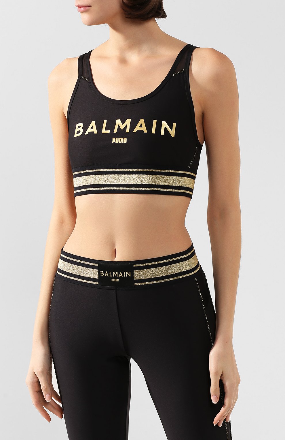 Топ puma x balmain PUMA черного цвета по цене 8980 руб., арт. 59689001, фото 3 Топ puma x balmain PUMA, арт. 59689001, фото 3
