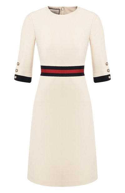 Женское платье из смеси шерсти и шелка GUCCI, арт. 448541/ZHM88