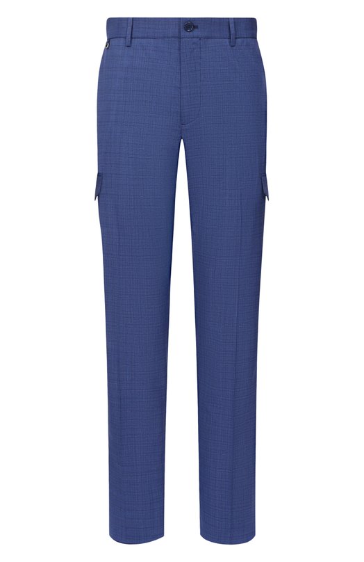 Шерстяные брюки Stefano Ricci M1T6100142/T066HA Синий M1T6100142/T066HA