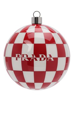 Набор елочных игрушек PRADA красного цвета, арт. 2QI001-2DR7-F0970-OOO | Фото 4 (Региональные ограничения белый список (Axapta Mercury): Не проставлено; Нос: Не проставлено)