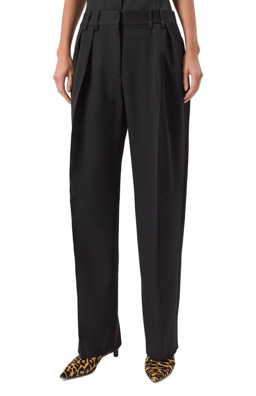 Шерстяные брюки Jil Sander J01KA0194/J40021 Чёрный  J01KA0194/J40021 Фото 3