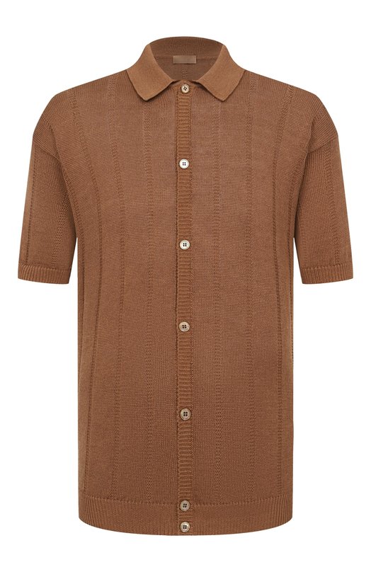 Кардиган изо льна и хлопка MVST MS60-1233-01MUBIG Коричневый MS60-1233-01MUBIG