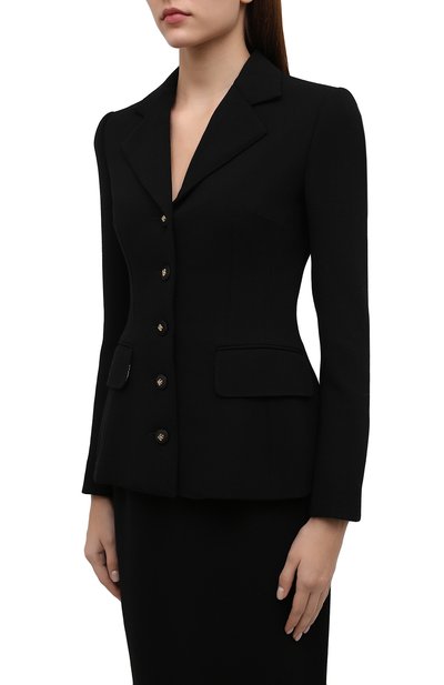 Шерстяной жакет DOLCE & GABBANA, арт. F26CHT/FU2TZ, фото 3