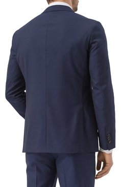 Мужской шерстяной костюм CORNELIANI темно-синего цвета, арт. 256005-2518414_SET | Фото 5 (Рукава: Длинные; Материал внешний: Шерсть; Стили: Кэжуэл, Классический; Костюмы М: Однобортный)