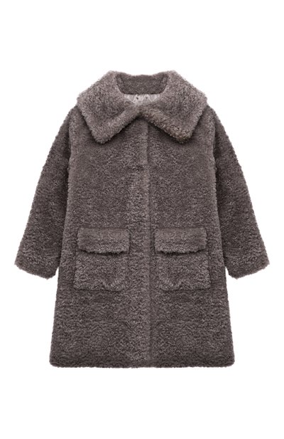 Пальто из экомеха MONNALISA, арт. 17D106