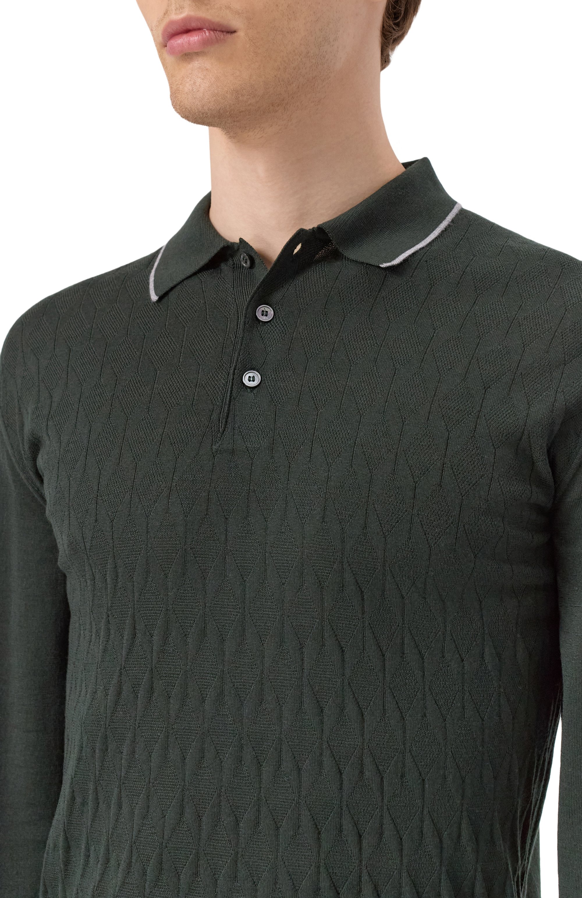 Шерстяное поло FEDELI, арт. MU006427, фото 5