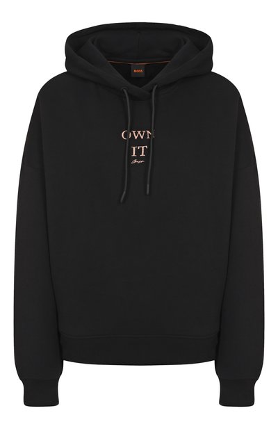 Женский хлопковое худи BOSS ORANGE, арт. 50551429