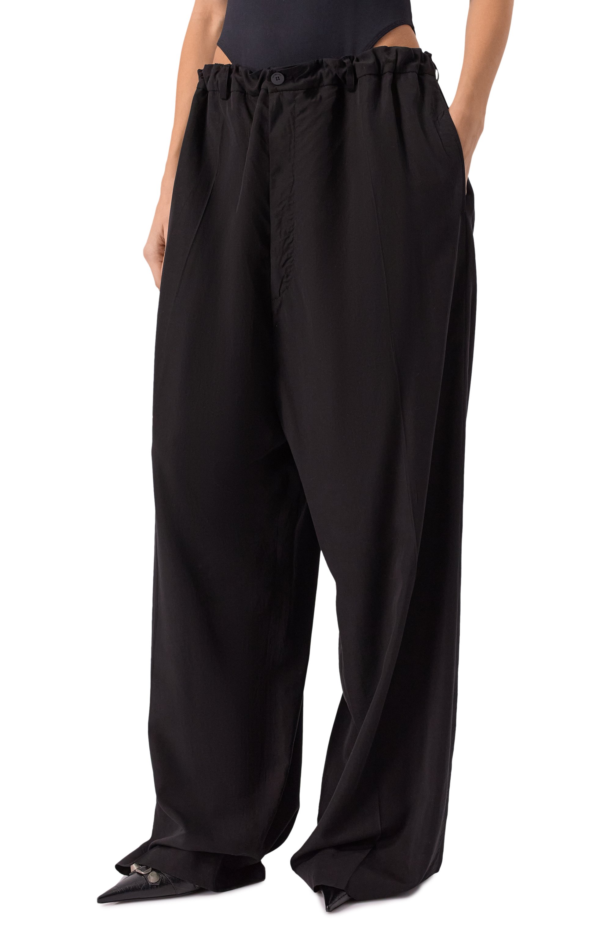 Брюки BALENCIAGA черного цвета по цене 144500 руб., арт. 794738/TF002, фото 3 Брюки BALENCIAGA, арт. 794738/TF002, фото 3