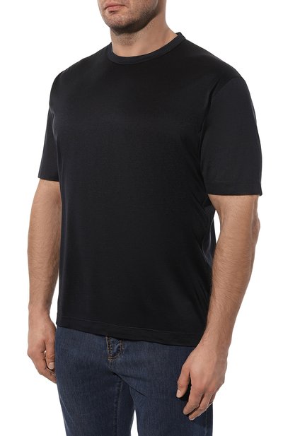 Шелковая футболка CORTIGIANI, арт. 716650, фото 3