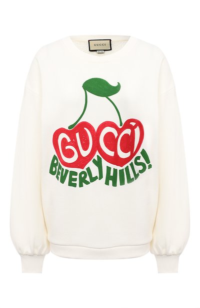 Женский хлопковый свитшот GUCCI, арт. 631695/XJCRT