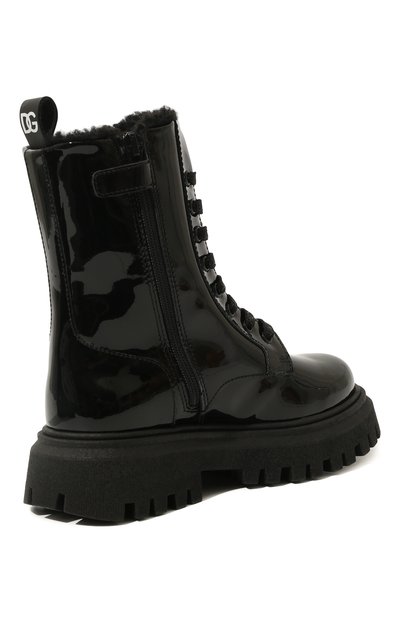 Кожаные ботинки DOLCE & GABBANA, арт. D11109/A3B70/29-36, фото 3