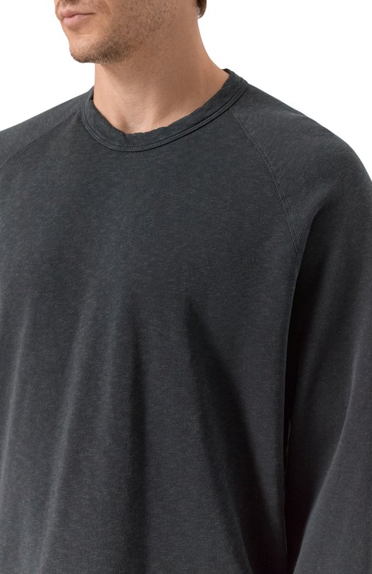 Хлопковый свитшот James Perse MXA3278 Серый  MXA3278 Фото 5