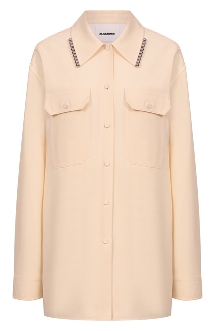 Женская шерстяная рубашка JIL SANDER, арт. J03DL0210/J40291